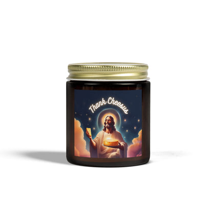Thank Cheesus Candle – Funny Candle for Cheese Lovers – Unique Gift for Cheese Fans